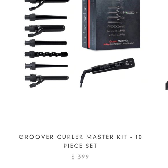 10 PIECE SET curling wand - Picture 3 of 3